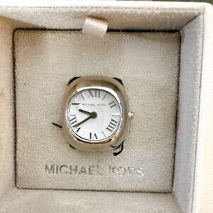 Michael Kors MK4873 Rylee Silver-Tone Ring Watch